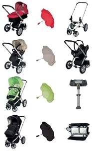 My Choice 4 wheeler pushchair and accessories