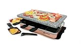 Swissmar KF-77091 8-Person Zermatt Raclette Party Grill with Granite Stone