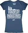 Seinfeld Vandelay Industries Navy Juniors T-shirt Tee