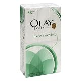 Olay Body Moisturizing Bars, Fresh Reviving, 6 - 4.25 oz (120 g) bars [25.5 oz (1.5 lb) 722 g] (Pack