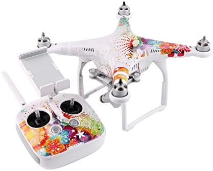 Delin Customized Colorful Decal Wrap Skin Waterproof PVC Sticker for DJI Phantom 3 Quadcopter,Accessory
