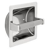 Liberty Hardware 657B F.B. GUEST ROOM ACCESSORIES 6.25 Inch Tissue Paper Holder - Bright Stainless Steel