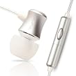 JBuds J3MS In-Ear Single Earphone style Headset with Microphone for iPhone / Android / BlackBerry / HTC / LG / Motorola / Palm / Samsung - Silver
