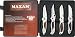 4Pc Liner Lock Knife Set