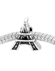 Sterling Silver Authentic Zable Paris Eiffel Tower Bead Charm