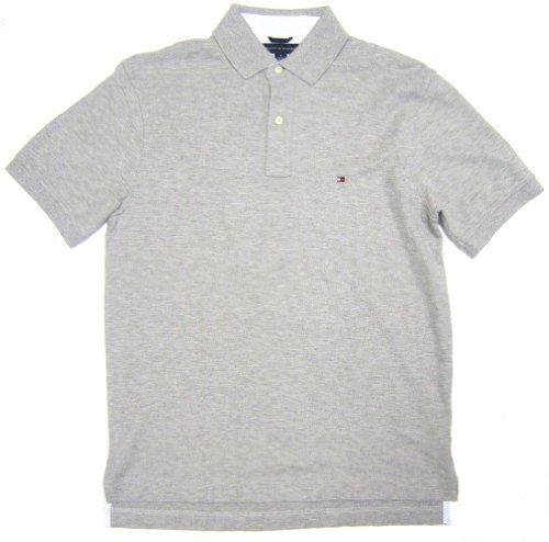 Tommy Hilfiger Men's Polo Shirt in Solid Grey (CLASSIC FIT)