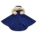 Richie House Little Big Girls' Fashion Cape with Button Placket RH1116