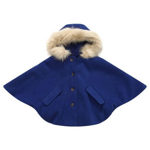Richie House Little Big Girls' Fashion Cape with Button Placket RH1116