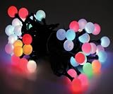 50er LED Farbwechsel Lichterkette Bunt Innen Neu