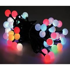 50er LED Farbwechsel Lichterkette Bunt Innen Neu