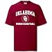Oklahoma Sooners Women's Cardinal Basketball Arch T-Shirt