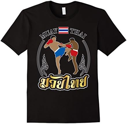 Men's Muay Thai T-Shirt Medium Black