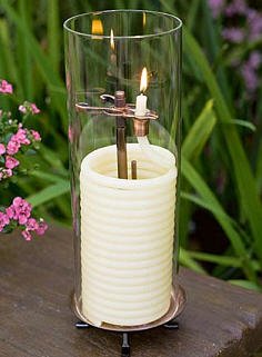 Candle by the Hour- 80 Hour w/ Hurricane Glass (Model# 20559BGL)