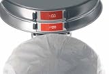 picture of Brabantia Retro Pedal Bin, 5 Litre, Brilliant Steel