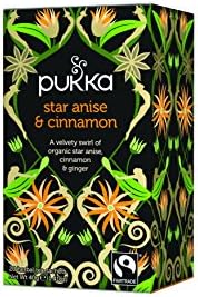 Pukka Organic Tea Caffeine Free, Star Anise and Cinnamon, 6 Count