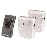 Heath/Zenith WC-6009-WH Transmitter and Two Receivers Double Lamp Remote Set, White