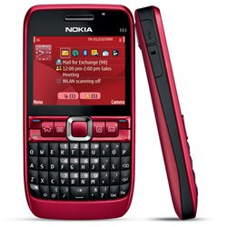 Nokia E63-2 Unlocked Phone with 2 MP Camera, 3G, Wi-Fi, Media Player, and MicroSD Slot--U.S. Version with Warranty (Ruby Red)
