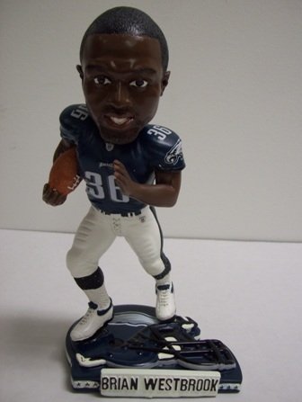 Brian Westbrook Eagles Helmet Base Bobblehead