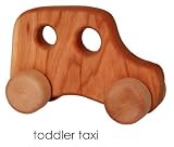 Camden Rose Toddler Taxi Wood Toy Car