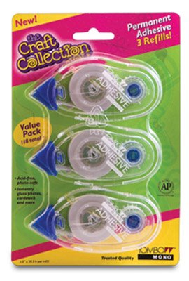 Mono Adhesive Refill Permanent Value Pack 3-Pack, 