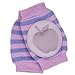 BACKGARDEN® New Boys Girls Unisex Cute Cotton Adjustable Elastic Baby Crawling Child Knee Pad Toddler Elbow Pads Crawling Safety Protector (Purple apple)