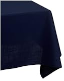 Rose Tree Royal Linen 60-By-90-Inch Oblong Tablecloth, Navy