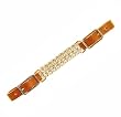 Tory Harness Leather Double Link Curb Chain