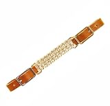 Tory Harness Leather Double Link Curb Chain