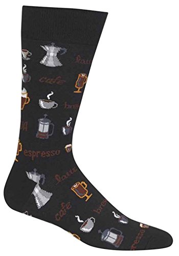 Hot Sox Mens CoffeeTrouser Sock