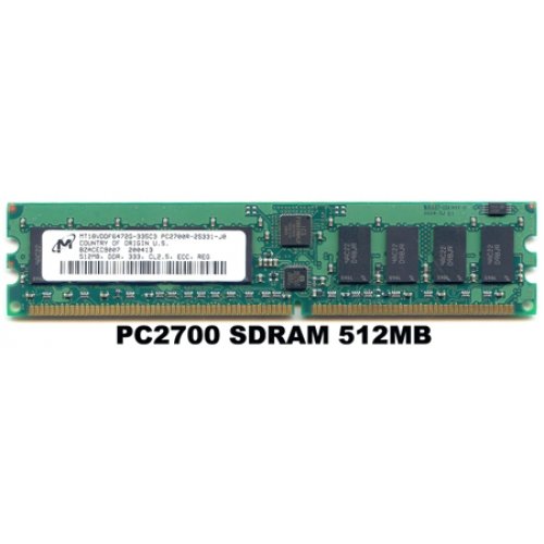 512MB PC2700 333Mhz DDR ECC RAM 184-PIN - Micron