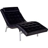 IMAGE OF ITALMODERN Valencia-1 Lounge Chair; Black