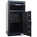 Mesa Safe Company Model MFL2714E-ILK Depository Safe with Electronic Lock and Inner Locker, Two Tone Gray