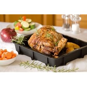 Xtra Large Roasting Dish.  Heavy Duty Non-Stick Silicone Bakeware + 10 Year Guarantee