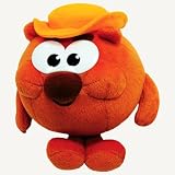 SOFT TOY/Smesharik Kopatich [A hero from the cartoon Smeshariki, beloved by children, Kopatich is an excellent item for your child. Kopatich is a tireless marketeer and home gardener. He picks the sweetest carrot for Krosh and the most delicious sour cherries for Kar Karich. Experimenter and lover of genetic engineering. Kopatich can speak and laugh amusingly. You simply need to press a button. On the electronic chip there are written the 3 variants of sound effects that play randomly]
