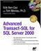 Books : Advanced Transact-SQL for SQL Server 2000