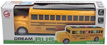 Bump And Go Yellow School Bus -Great Toy Vehicle For Toddlers &amp; Kids! Lights N Sound Action School Bus - Perfect Gift for Kids