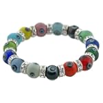 SAVE $16.58 - Evil Eye Multi Colored Stretch Bracelet $9.95