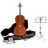 Deluxe 3/4 Cello by Gear4music + Accessory Pack