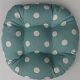 Set of 2 Outdoor Patio 17 inch Round Cushions in the Capri Design
