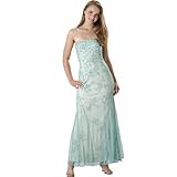 IMAGE OF Strapless Beaded Evening Dress - Prom Dress, Party, Formal Gown by Sean Collection (50188) Aqua XS