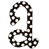 My Baby Sam Polka Dot Letter a, Brown/White