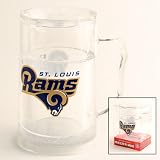 St. Louis Rams NFL 16oz Clear Freezer Mug