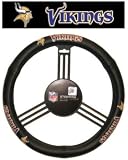 Minnesota Vikings NFL Leather Steering Wheel Cover