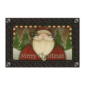  MatMates Merry Christmas Santa Doormat