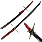 Trademark Premium Decorative Black and Red Samurai Sword