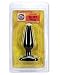 Doc Johnson Smooth Anal Plug, Medium, Black
