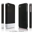 elago S4 Glide Case for AT&T and Verizon Black iPhone4 - SF (Soft Feeling) Black + Extra Bottom Clip + Front Protection Film + Back Protection Film included