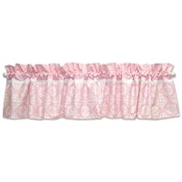 Trend Lab Versailles Pink and White Window Valance