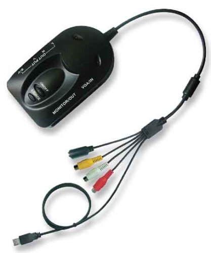 Childrens Toyshop  Video Games : Multi Vga Box Convert Av Or Svhs To Pc Monitor Vga