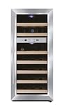 Caso Germany Wine Duett 21 Weink�hlschrank / C / 81 cm H�he / 360 kWh/Jahr / 21 Flaschen